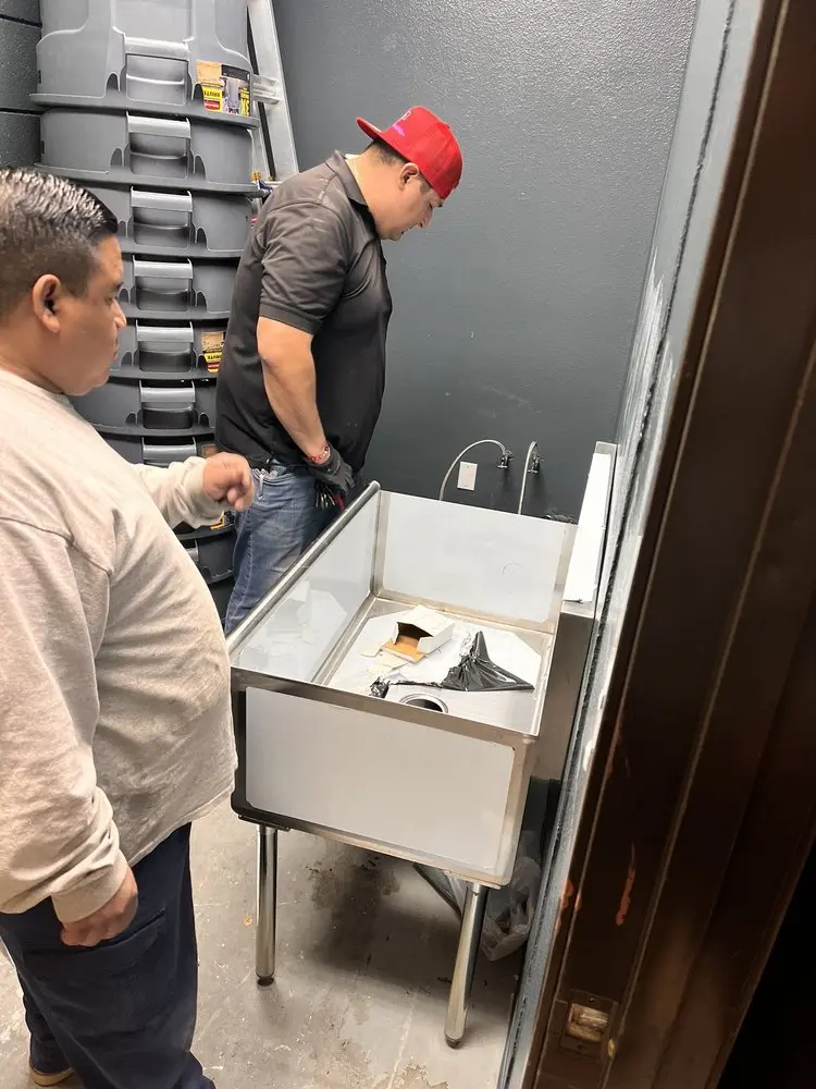 Commercial plumbing and sink installation in Jordan Springs